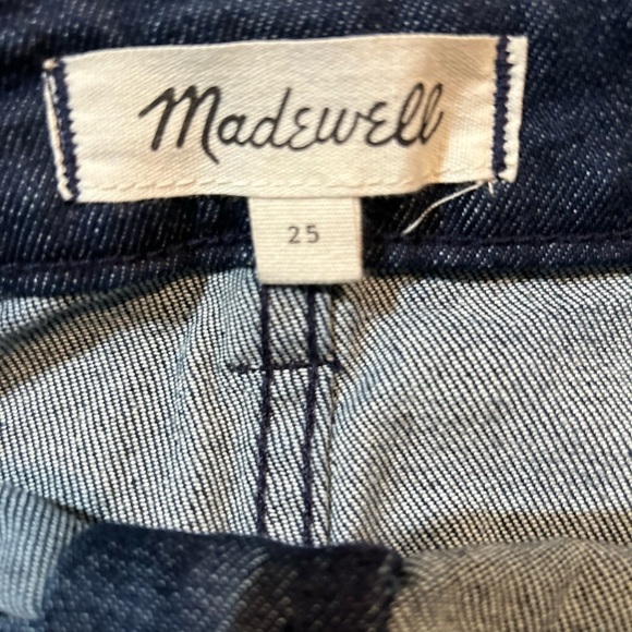 Madewell Denim Zip Front Skirt Size 25 Waist - Picture 9 of 10